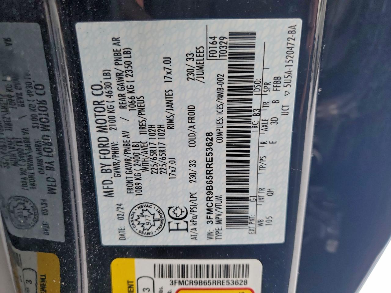 FORD BRONCO SPORT BIG BEND