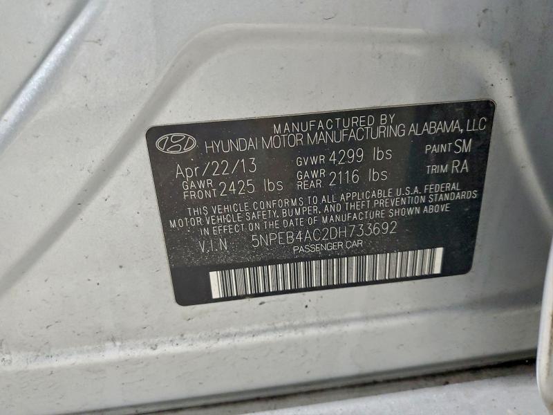 2013 HYUNDAI SONATA GLS #3316722479