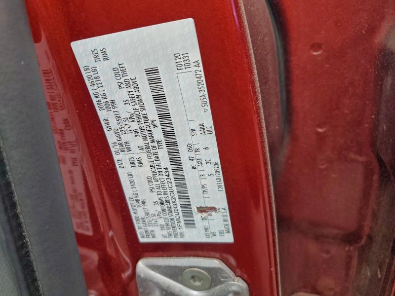 2016 FORD ESCAPE SE #3302590759