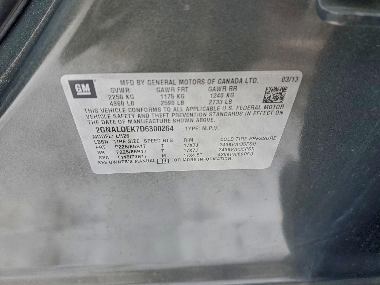 CHEVROLET EQUINOX LT