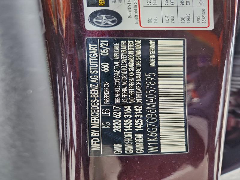 2021 MERCEDES-BENZ S 580 4MAT #3318861936