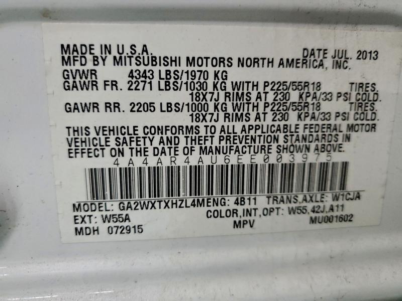 2014 MITSUBISHI OUTLANDER #3304793313