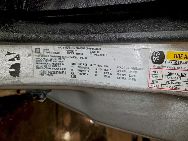 2008 GMC CANYON #3303593934