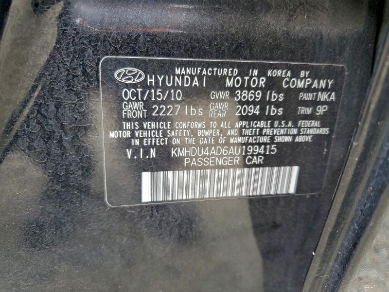 2010 HYUNDAI ELANTRA BL #3305713746