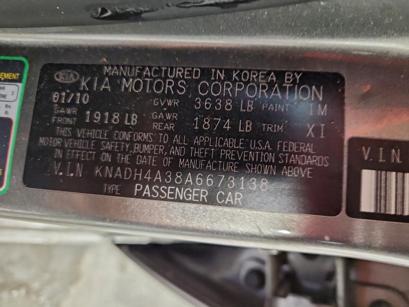 2010 KIA RIO LX #3304616495