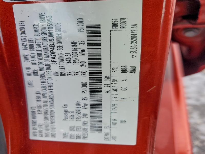 2018 FORD FIESTA SE #3304694960