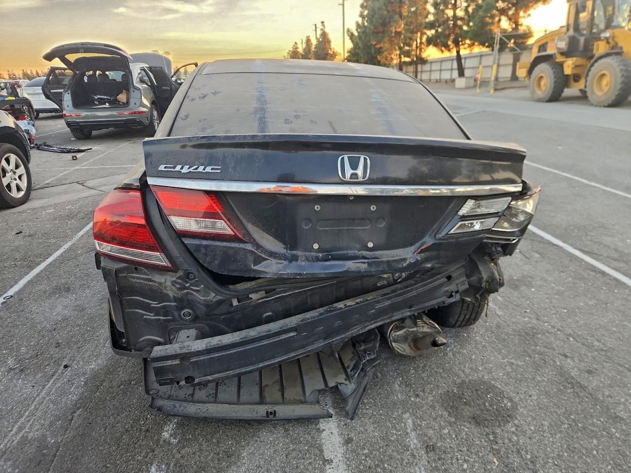 Lot #3319261739 2013 HONDA CIVIC LX
