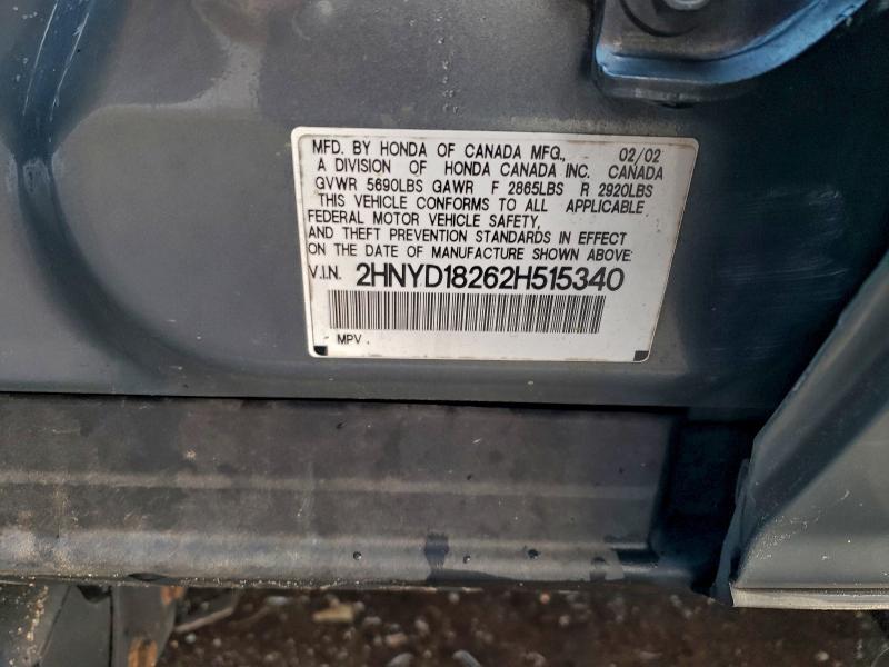 2002 ACURA MDX #3304622453