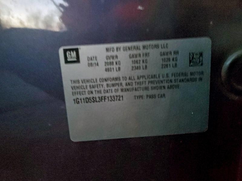 2015 CHEVROLET MALIBU 2LT #3308214330