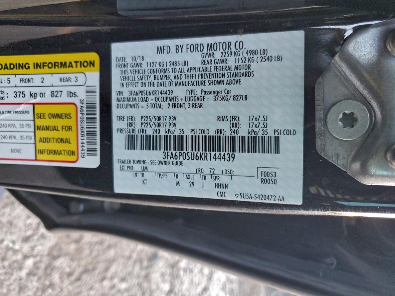 FORD FUSION TITANIUM