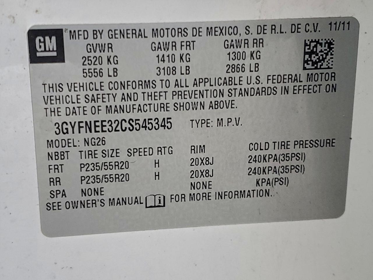 CADILLAC SRX PERFORMANCE COLLECTION