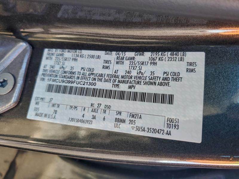 2015 FORD ESCAPE SE #3303988723