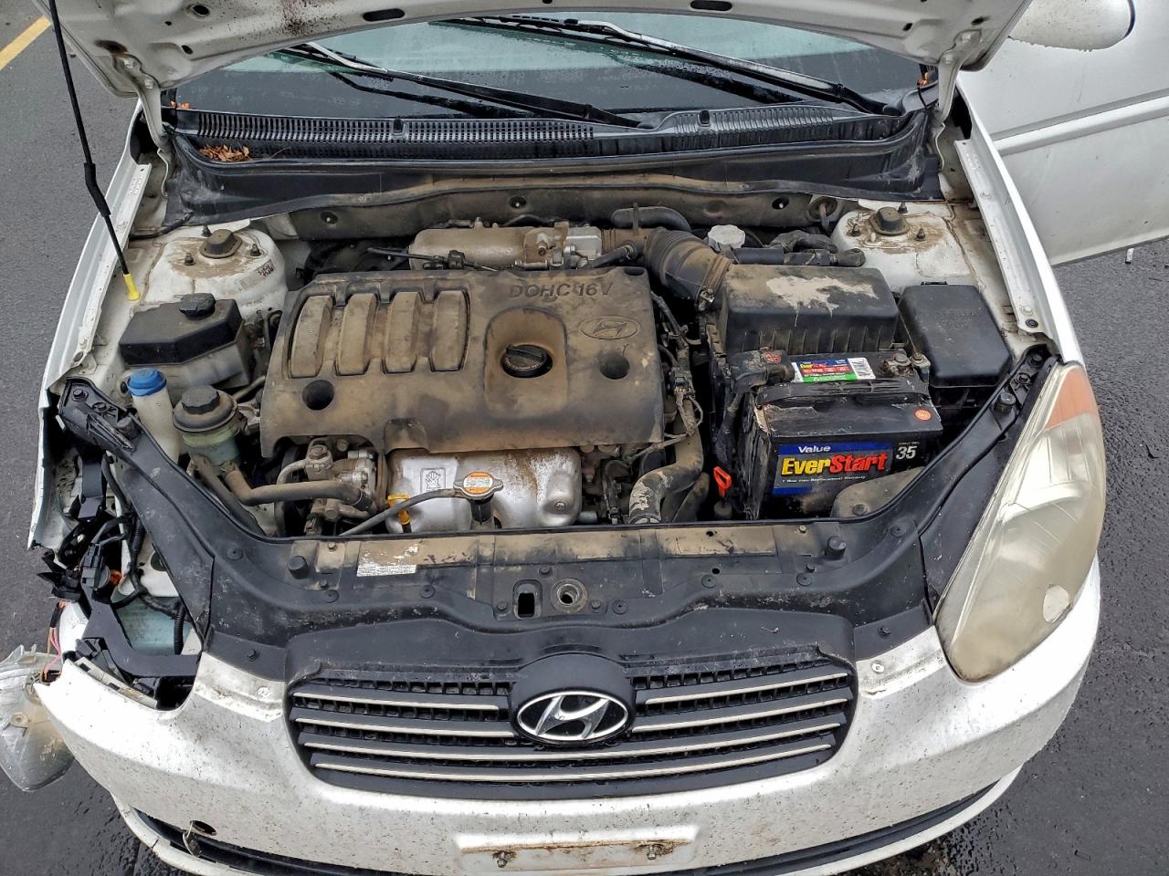 Lot #3311823187 2009 HYUNDAI ACCENT GLS