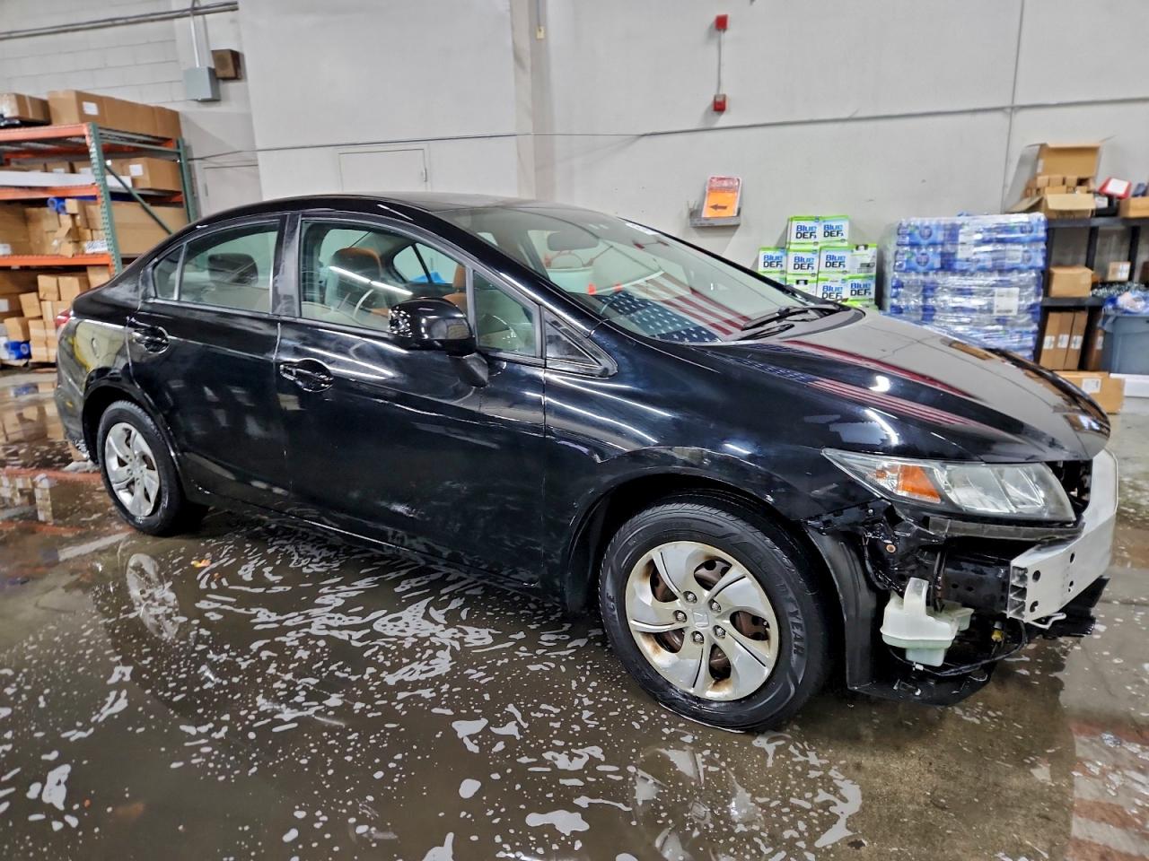 Lot #3308818078 2013 HONDA CIVIC LX