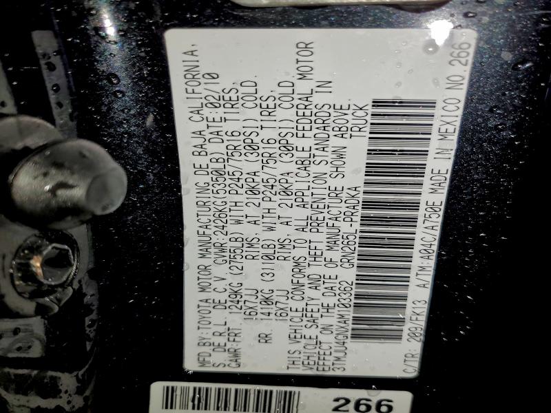 2010 TOYOTA TACOMA DOU #3303664937