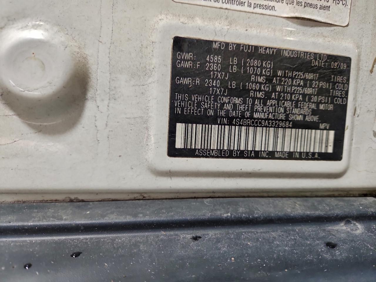 SUBARU OUTBACK 2.5I PREMIUM