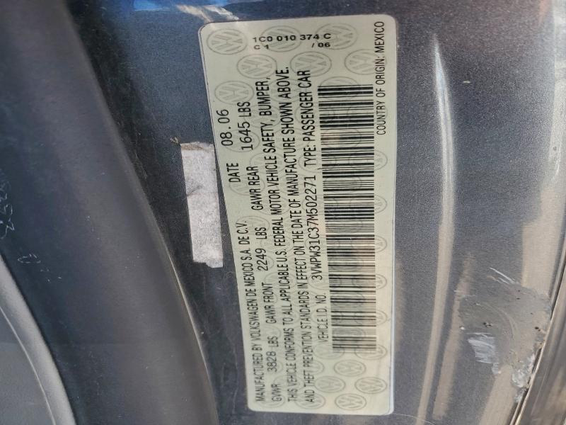 2007 VOLKSWAGEN NEW BEETLE #3302003166