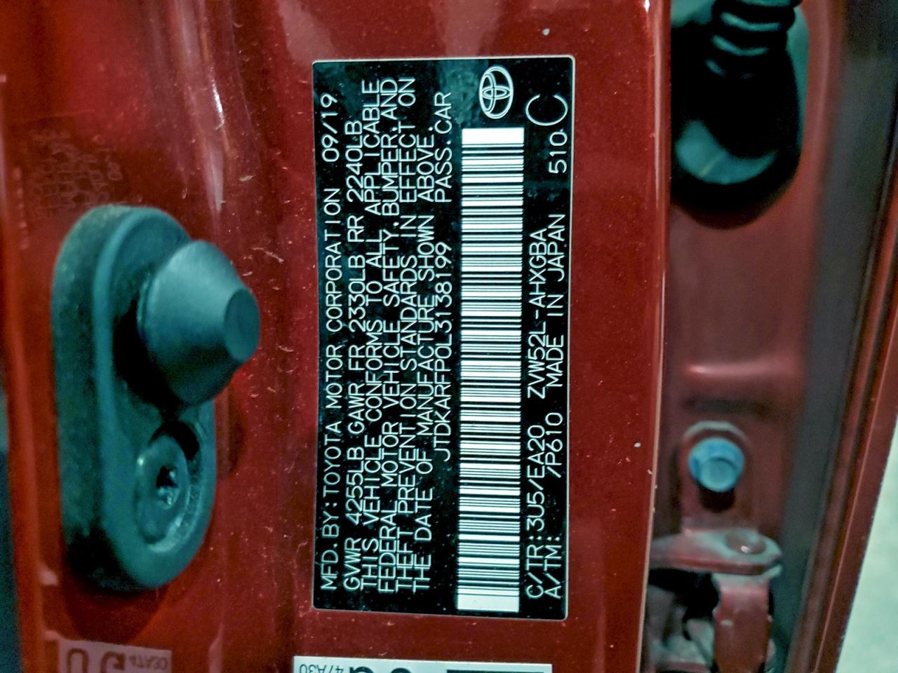 TOYOTA PRIUS PRIME LE