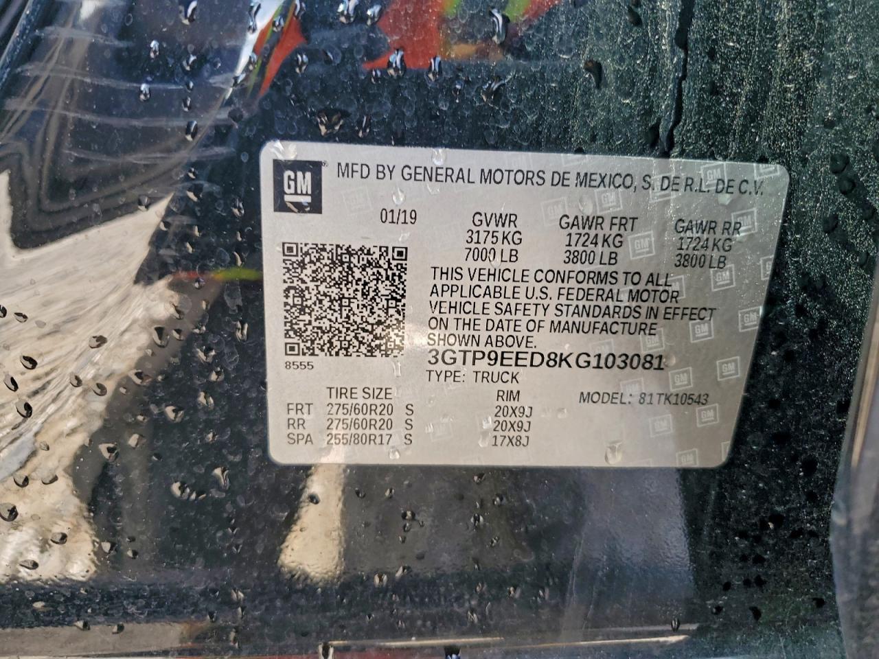 GMC SIERRA K1500 AT4