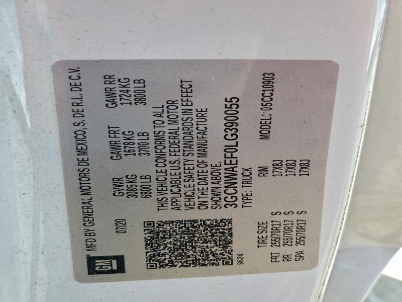 2020 CHEVROLET SILVERADO #3304567436