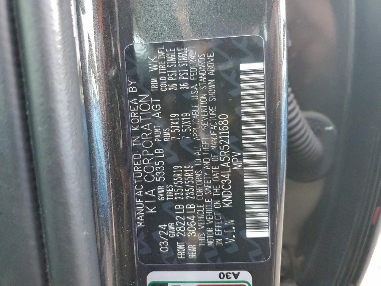 KIA EV6 LIGHT