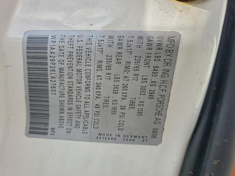 2006 PORSCHE CAYENNE #3303623934