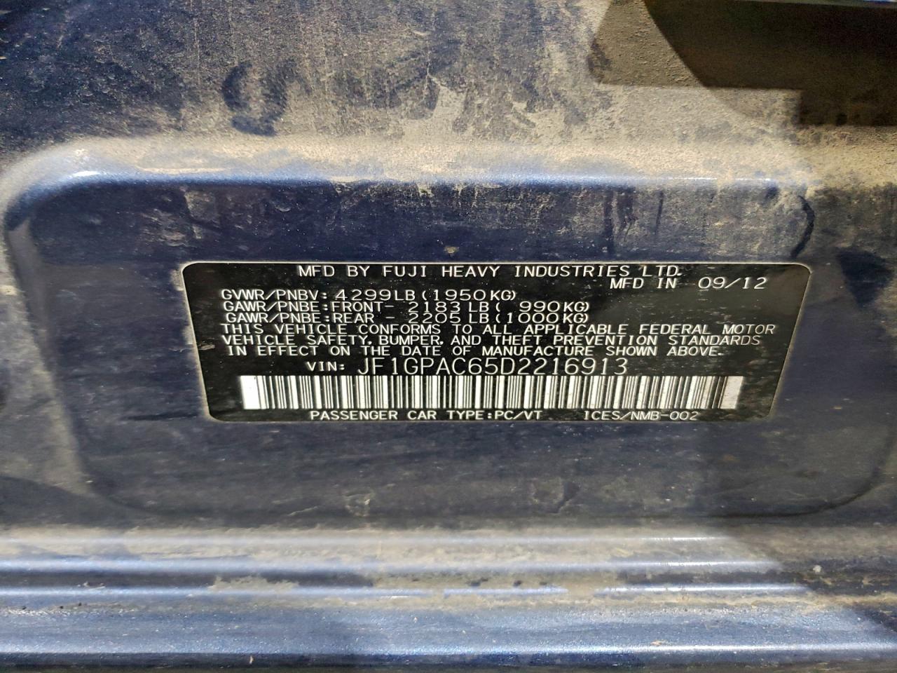 SUBARU IMPREZA PREMIUM