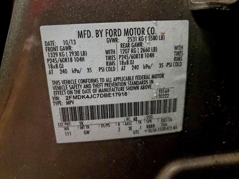 2013 FORD EDGE SEL #3310380962