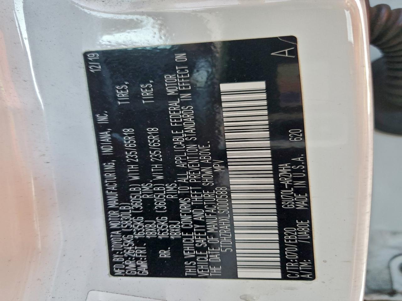 TOYOTA HIGHLANDER XLE