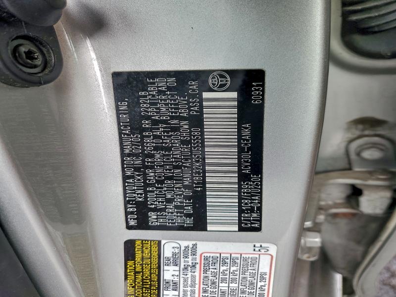 2005 TOYOTA CAMRY LE #3311462274