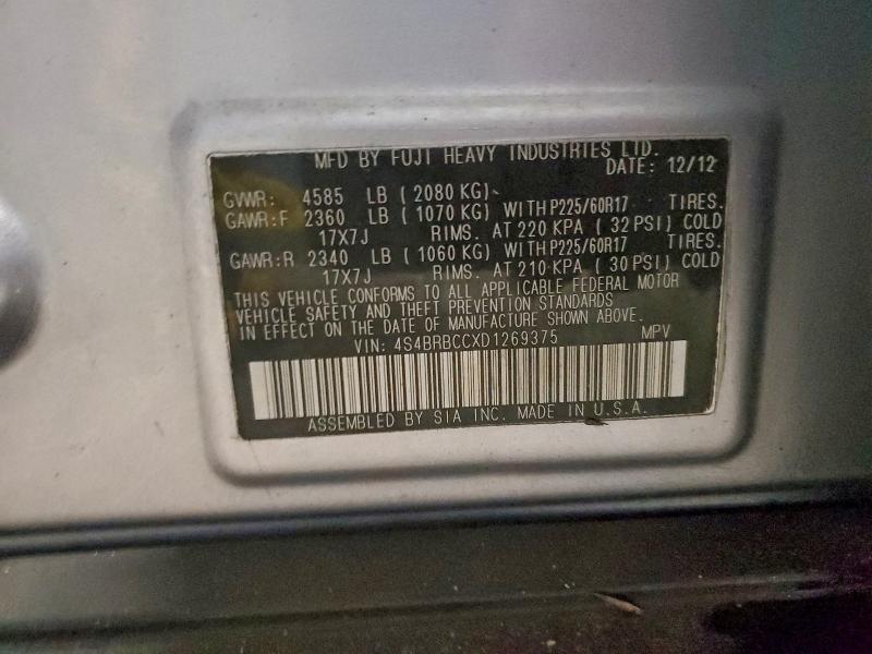 2013 SUBARU OUTBACK 2. #3302904965