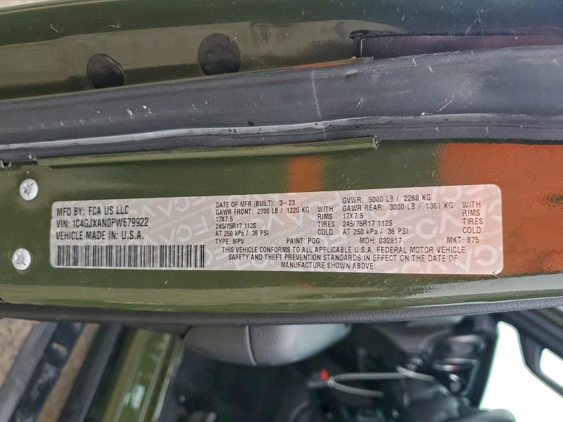 2023 JEEP WRANGLER S #3304505474