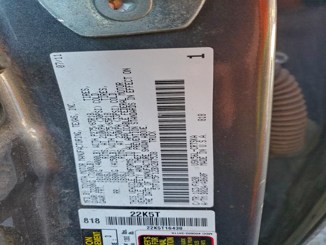 TOYOTA TUNDRA DOUBLE CAB SR5