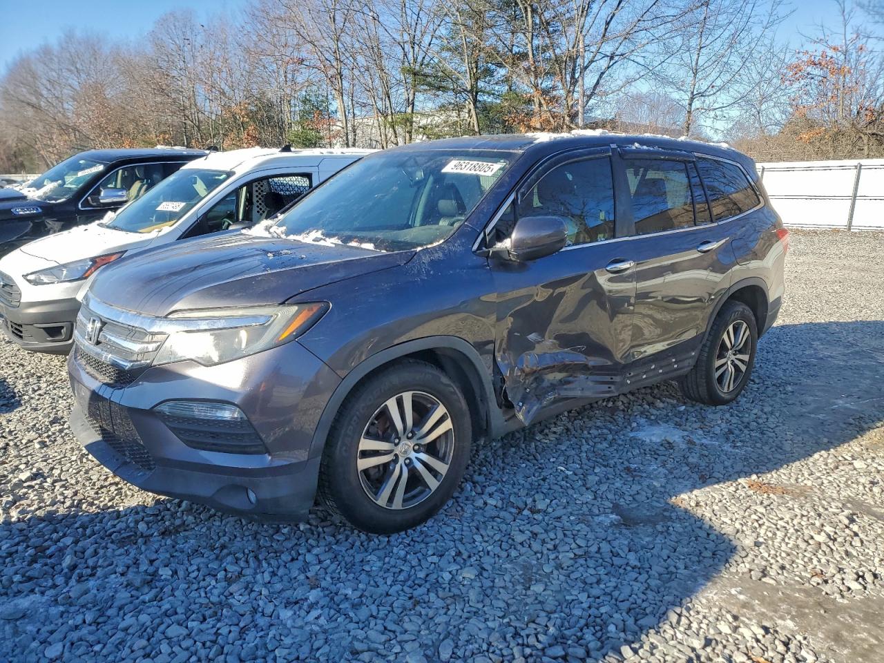 Lot #3309367986 2017 HONDA PILOT EXL