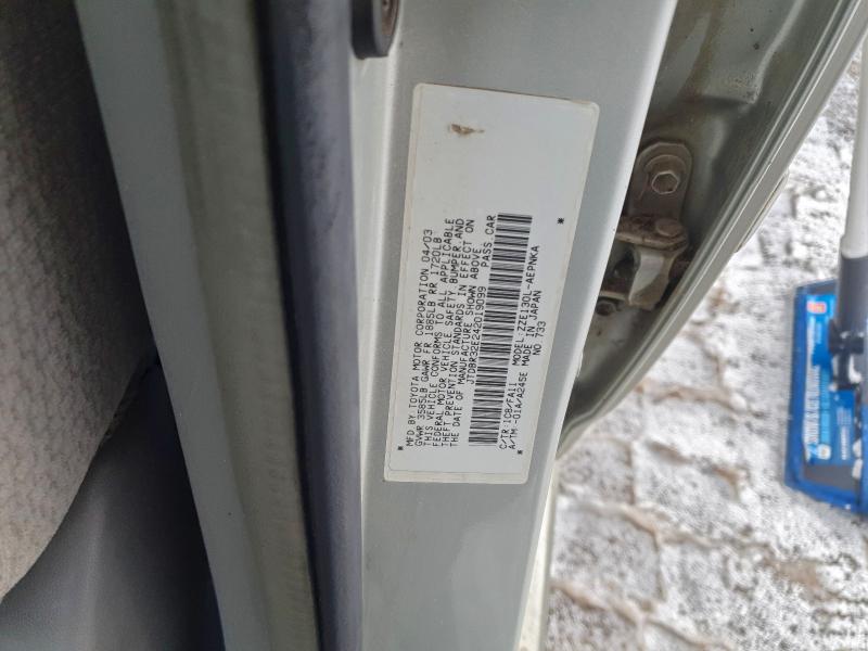 2004 TOYOTA COROLLA CE #3317774071