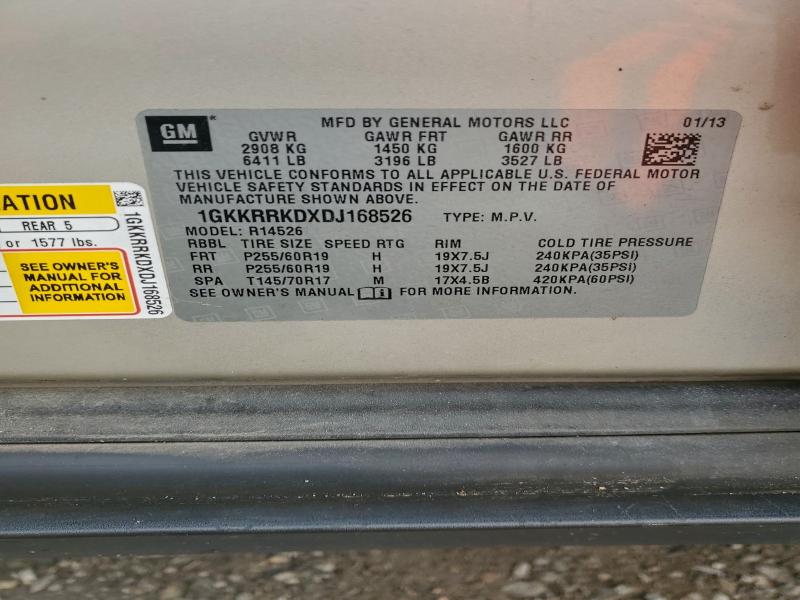 2013 GMC ACADIA SLT #3305580112