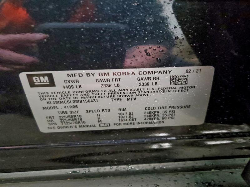 2021 BUICK ENCORE GX #3316952094