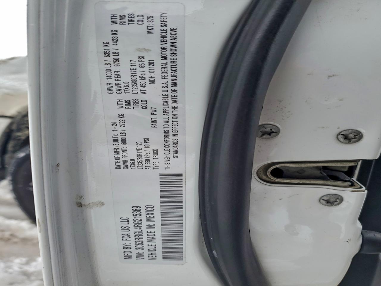 Lot #3317712070 2024 RAM 3500 TRADE