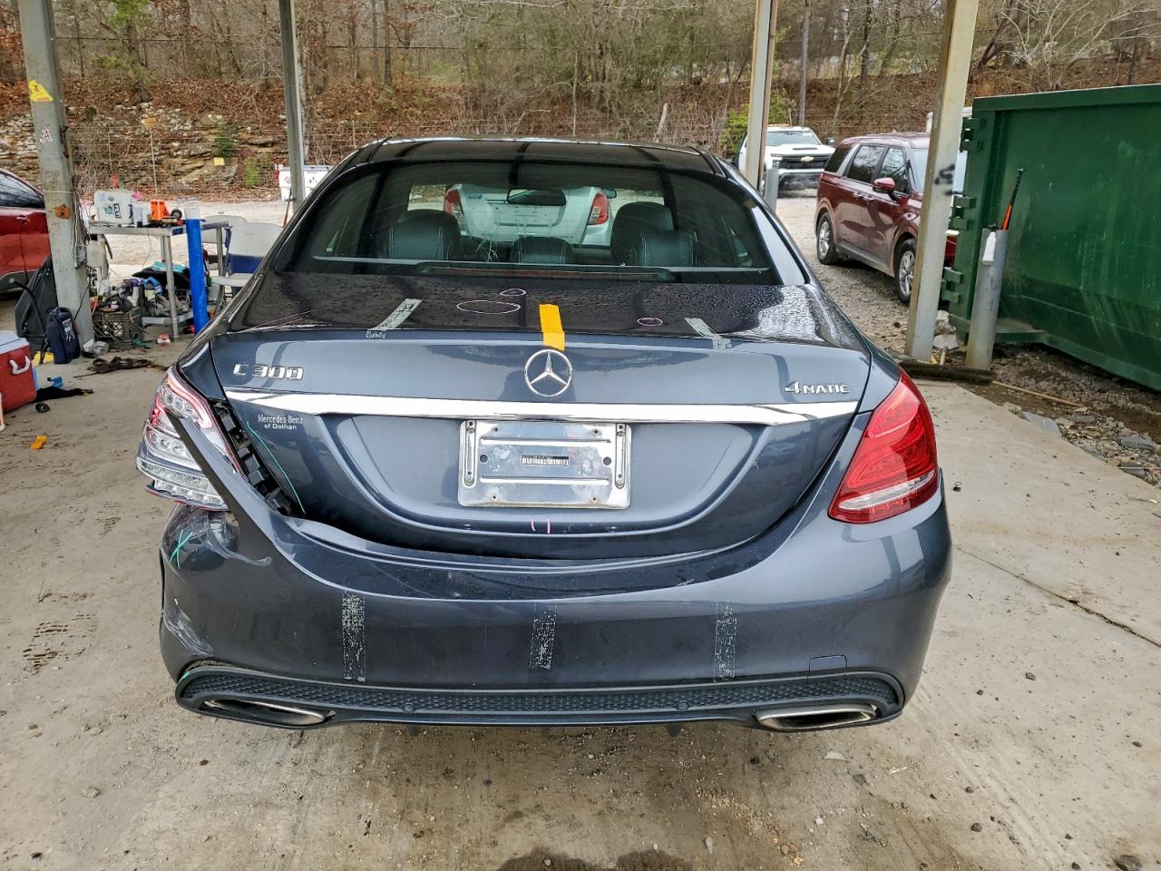 Lot #3311703219 2015 MERCEDES-BENZ C 300 4MAT