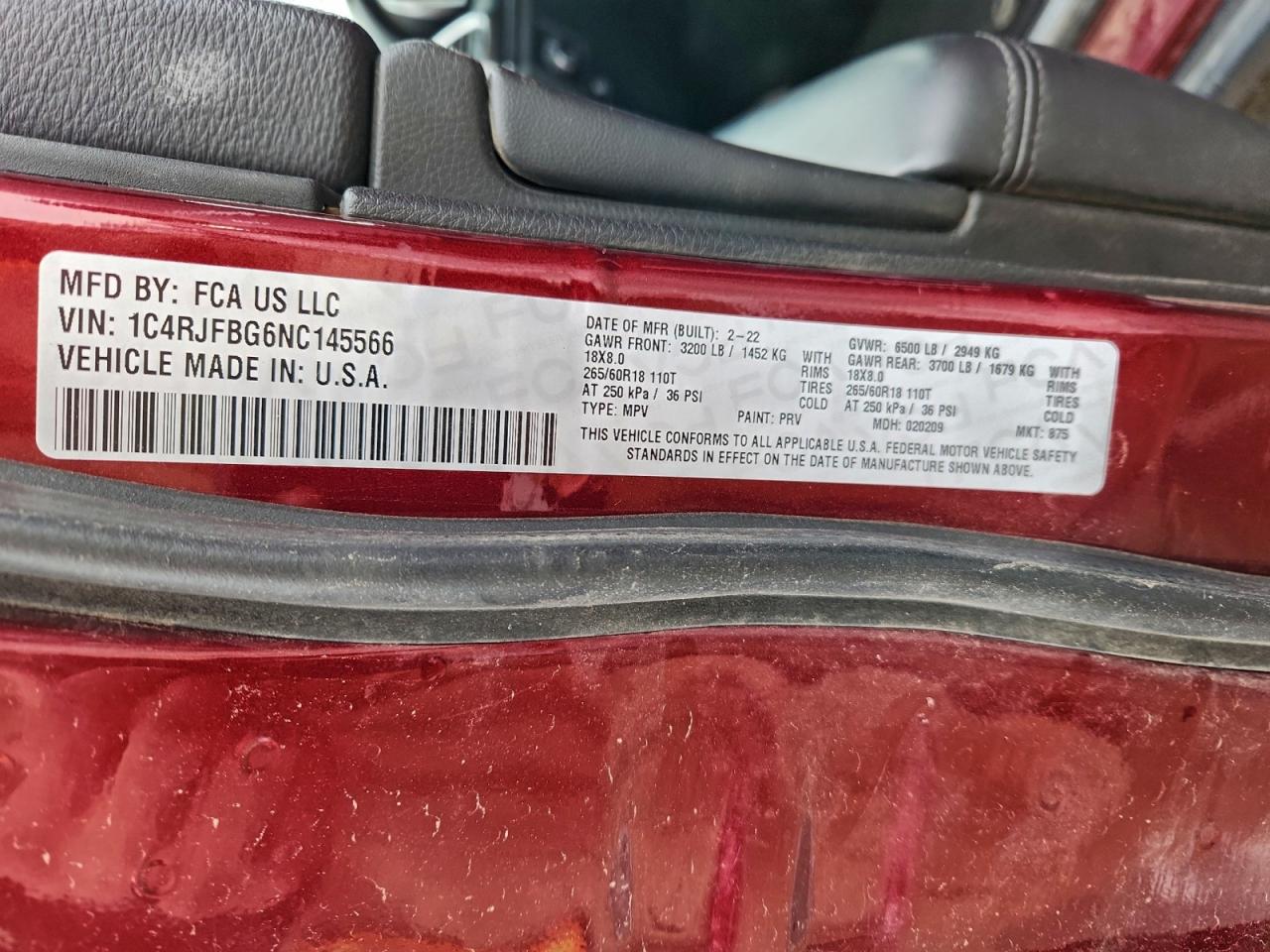 JEEP GRAND CHEROKEE LIMITED