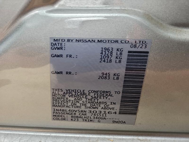 2024 NISSAN ALTIMA SV #3315758358