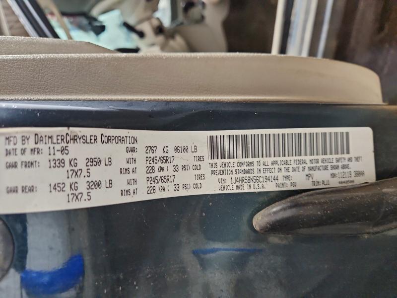 2006 JEEP GRAND CHER #3316726422