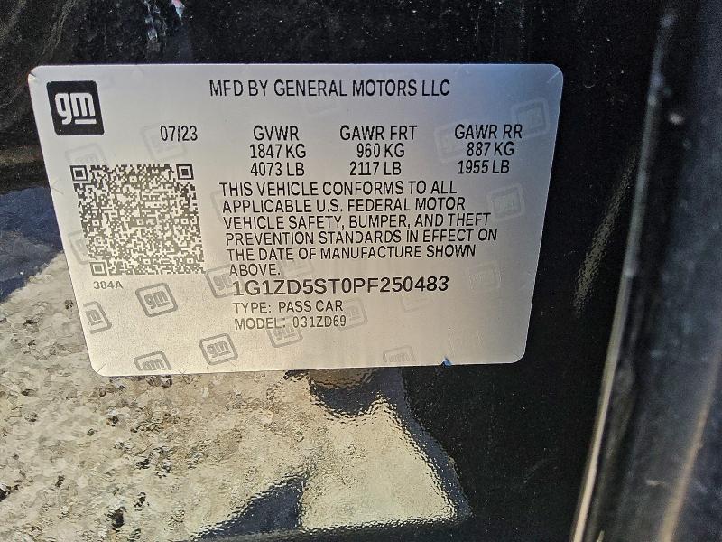 2023 CHEVROLET MALIBU LT #3305425432