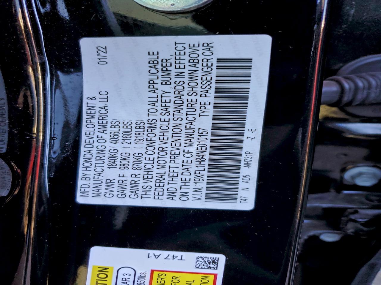 HONDA CIVIC SPORT TOURING