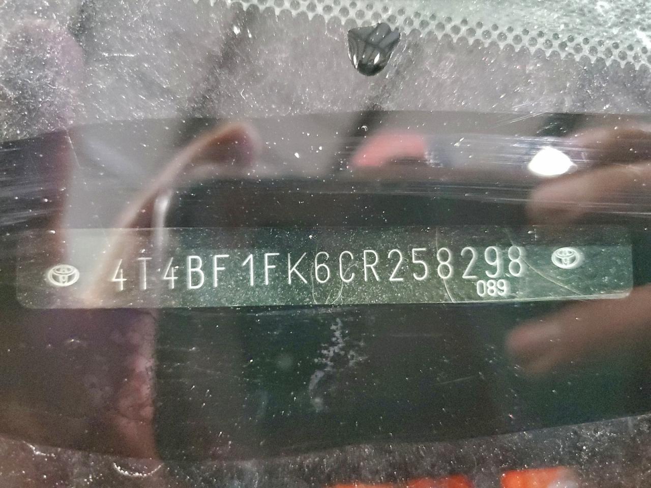 Lot #3311583810 2012 TOYOTA CAMRY BASE