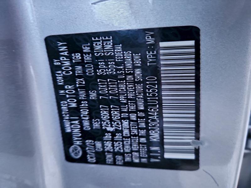 2020 HYUNDAI TUCSON LIM #3315747355