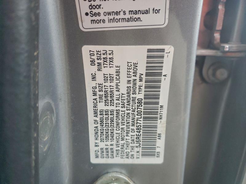 2007 HONDA CR-V EX #3317113980