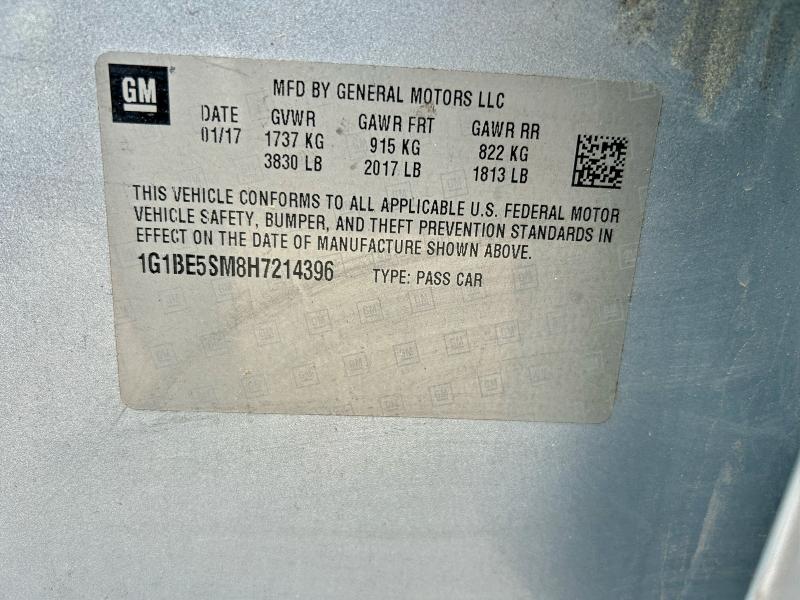 2017 CHEVROLET CRUZE LT #3304628948