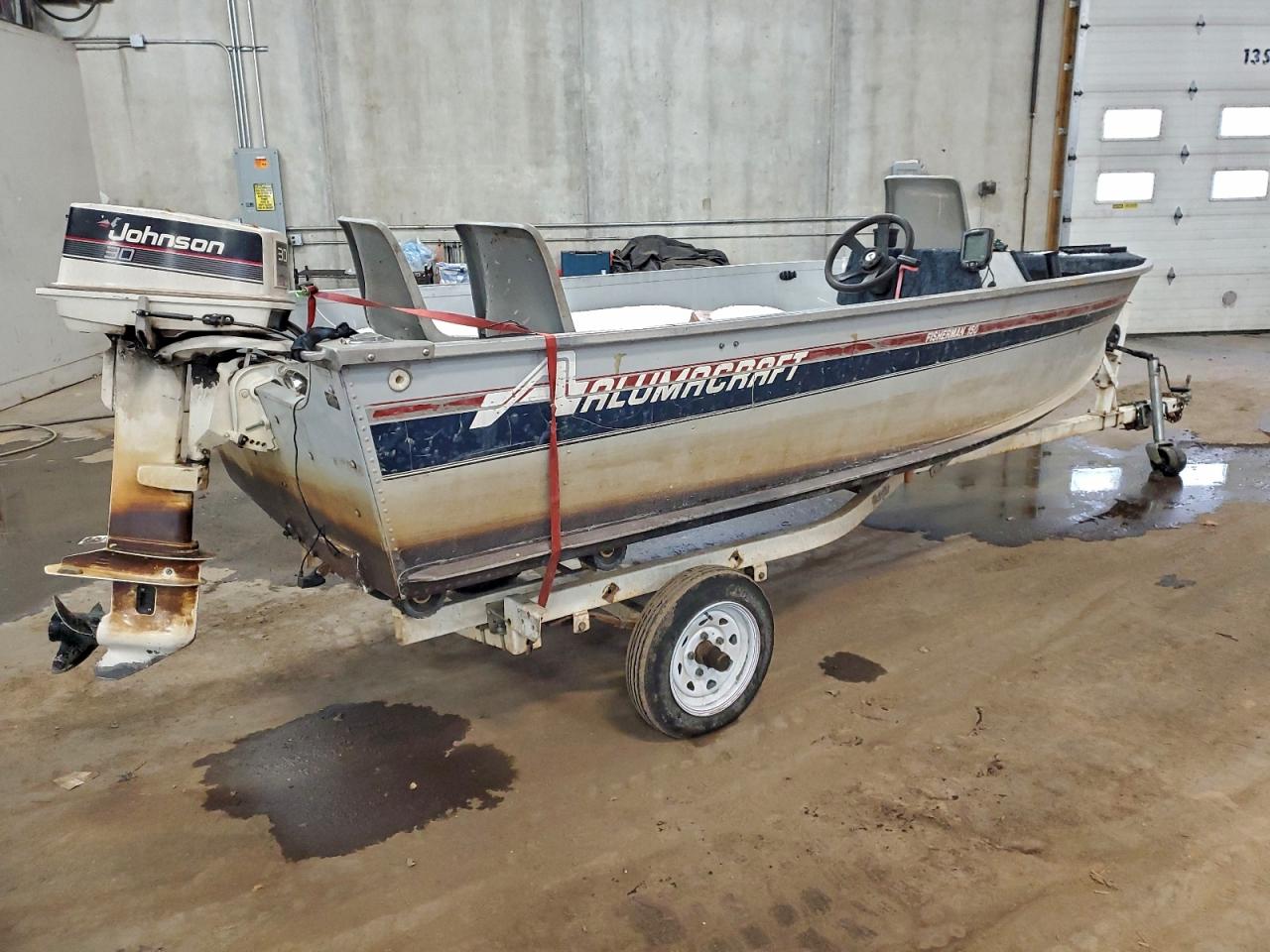 Lot #3305348306 1990 ALUMACRAFT BOAT