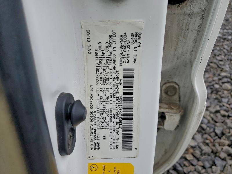 2003 TOYOTA HIGHLANDER #3318108380